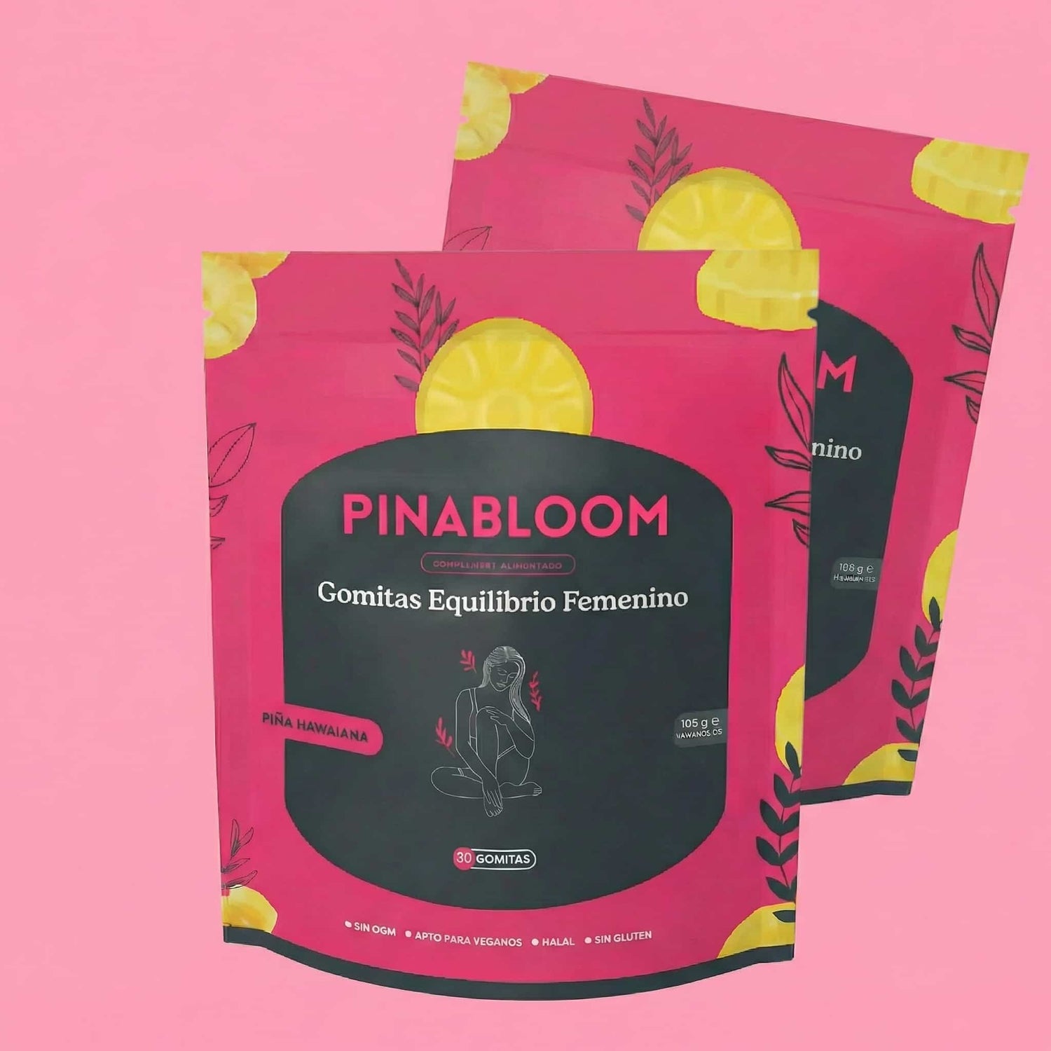 Gomitas Equilibrio Femenino – Sabor Piña | 1 + 1 GRATIS